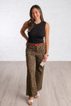 Leopard High Rise Denim