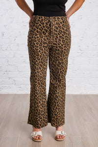 Leopard High Rise Denim