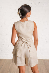 Monaco Linen Vest