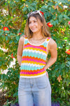 Colorful Knit Tank