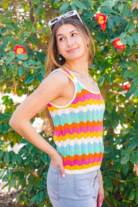 Colorful Knit Tank