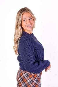 Moonlight Navy Sweater