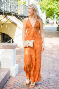 Finer Things Bronze Maxi Dress