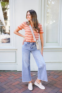 Sunset Stripe Top