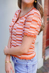 Sunset Stripe Top