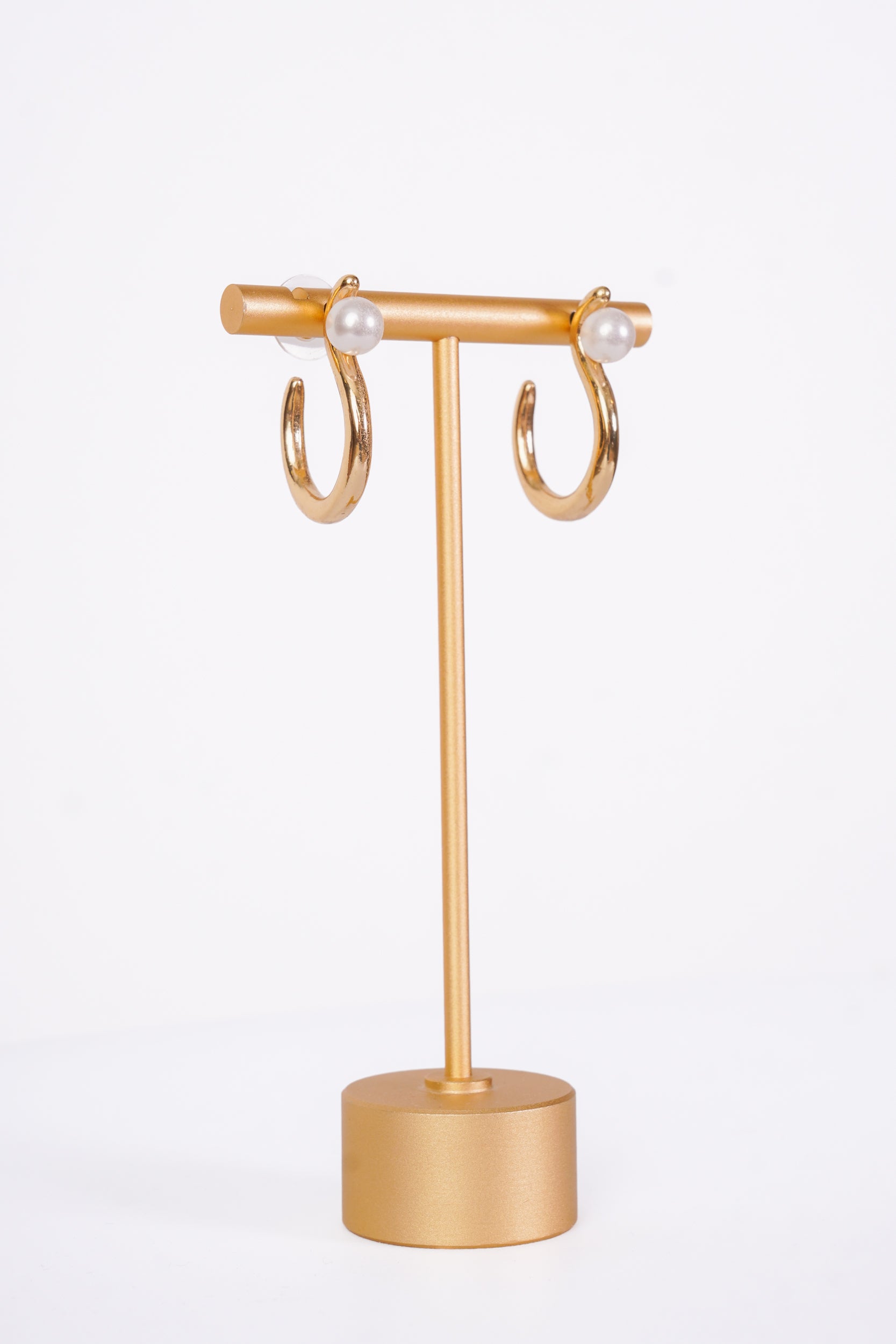 Pearl Embrace Hoops