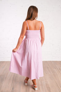 Cotton Candy Pink Stripe Dress