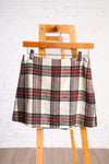 Winter Market Plaid Skirt