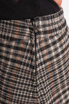 plaid vest and matching skirt 