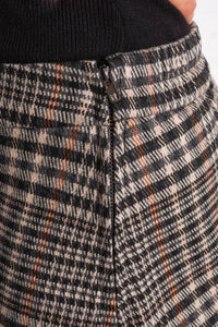 plaid vest and matching skirt 