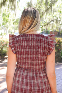 Falling for Plaid Dress