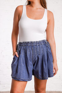Sweet Summertime Chambray Shorts