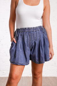 Sweet Summertime Chambray Shorts