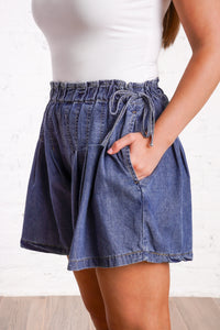 Sweet Summertime Chambray Shorts