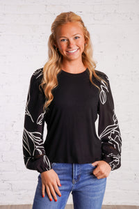 Midnight Rose Top