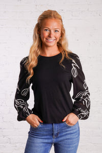 Midnight Rose Top