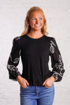 Midnight Rose Top