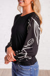 Midnight Rose Top