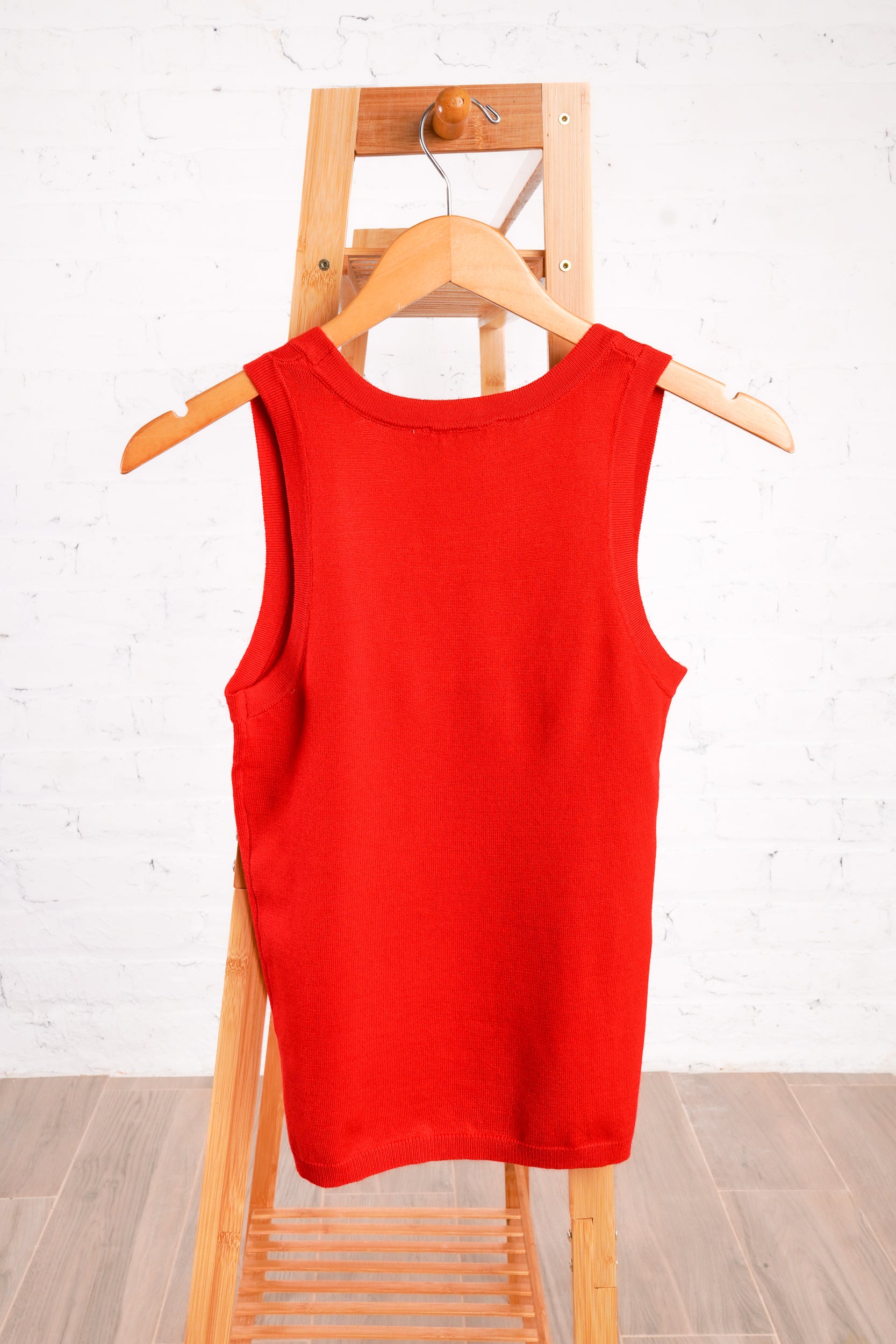 Fired Up Red Knit Tank