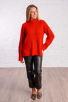 Red Knit Sweater