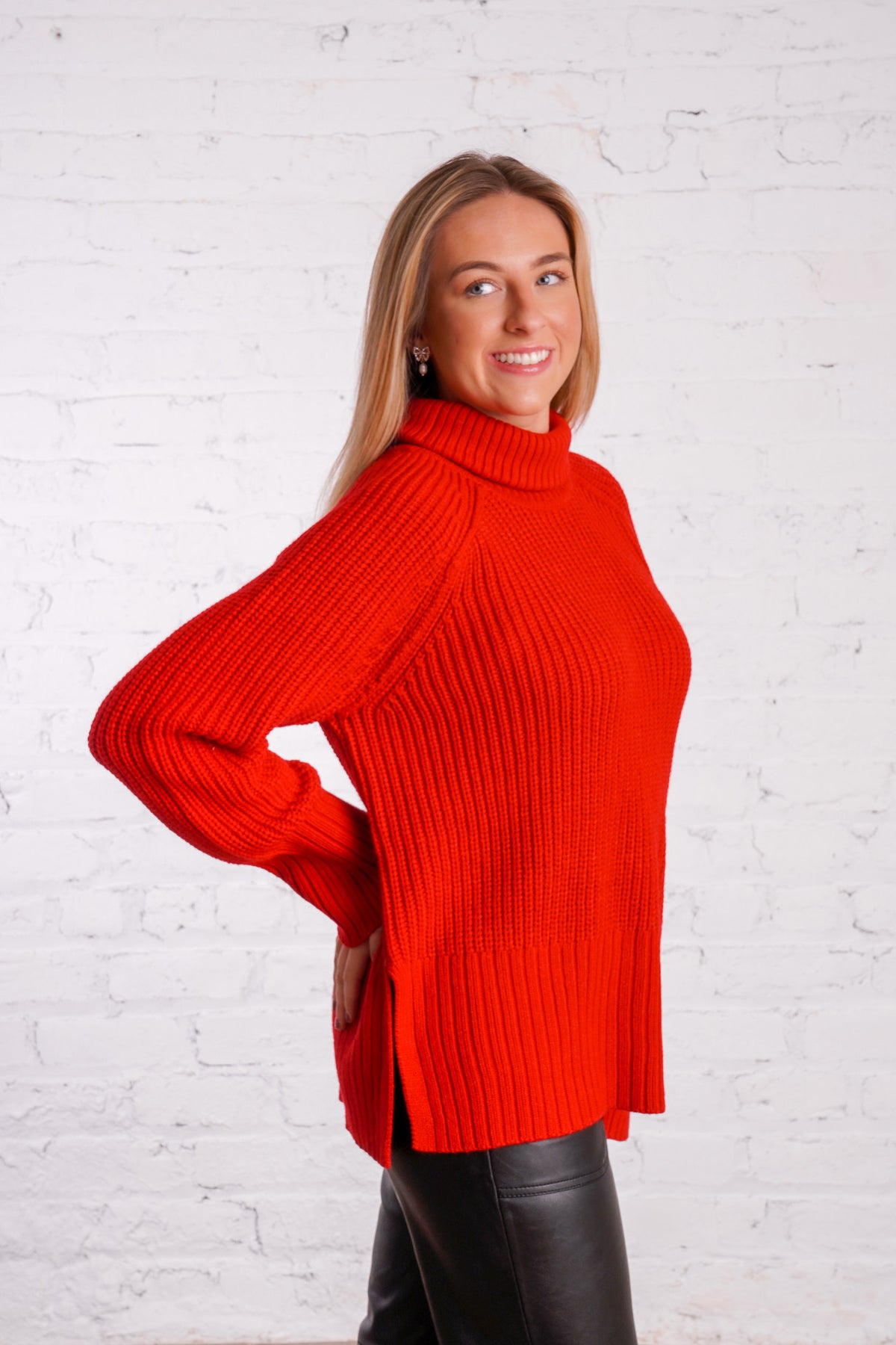 Red Knit Sweater