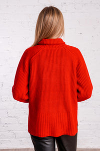 Red Knit Sweater