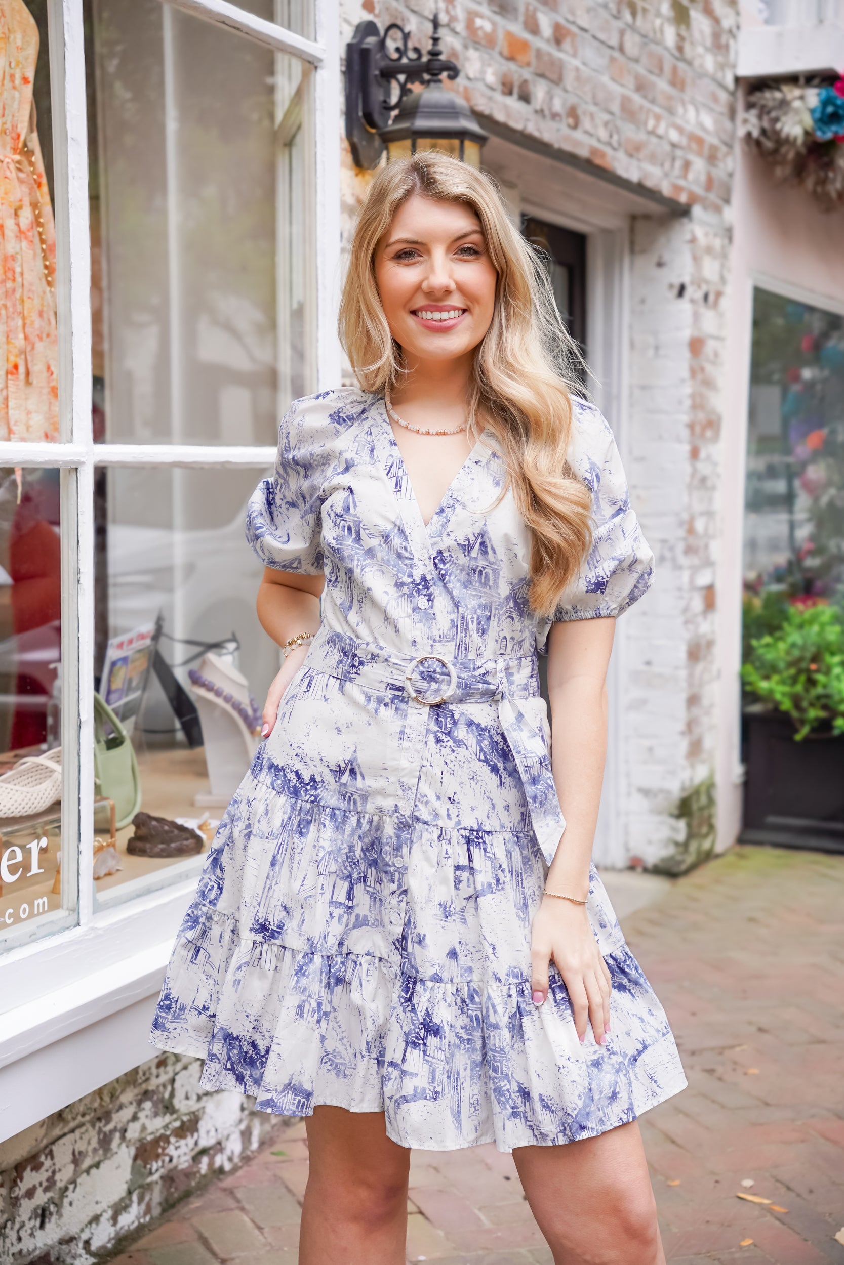Paris Market Belted Dress