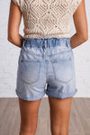 High Rise Denim Shorts