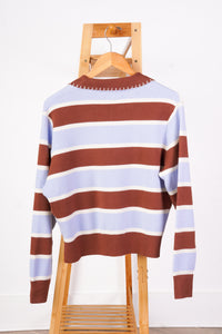 Hadley Stripe Polo Sweater