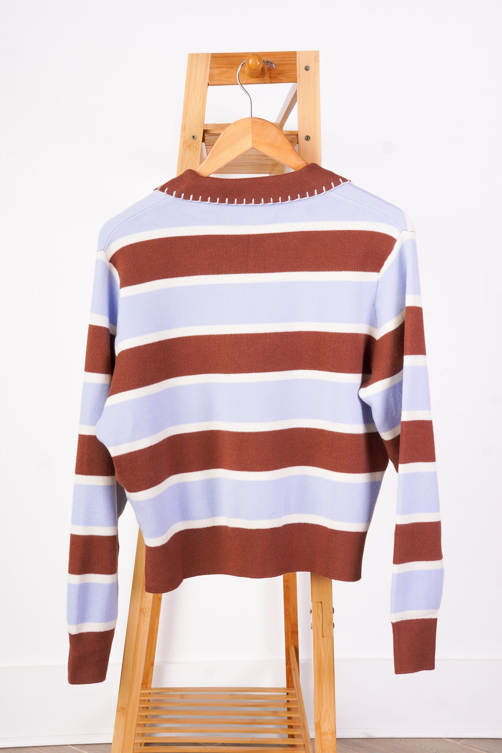 Hadley Stripe Polo Sweater