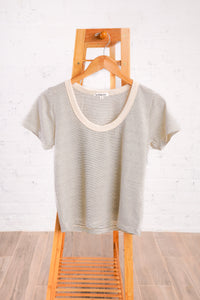Everyday Essential Black & White Stripe Tee