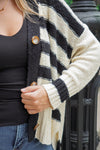 Portland Striped Cardigan