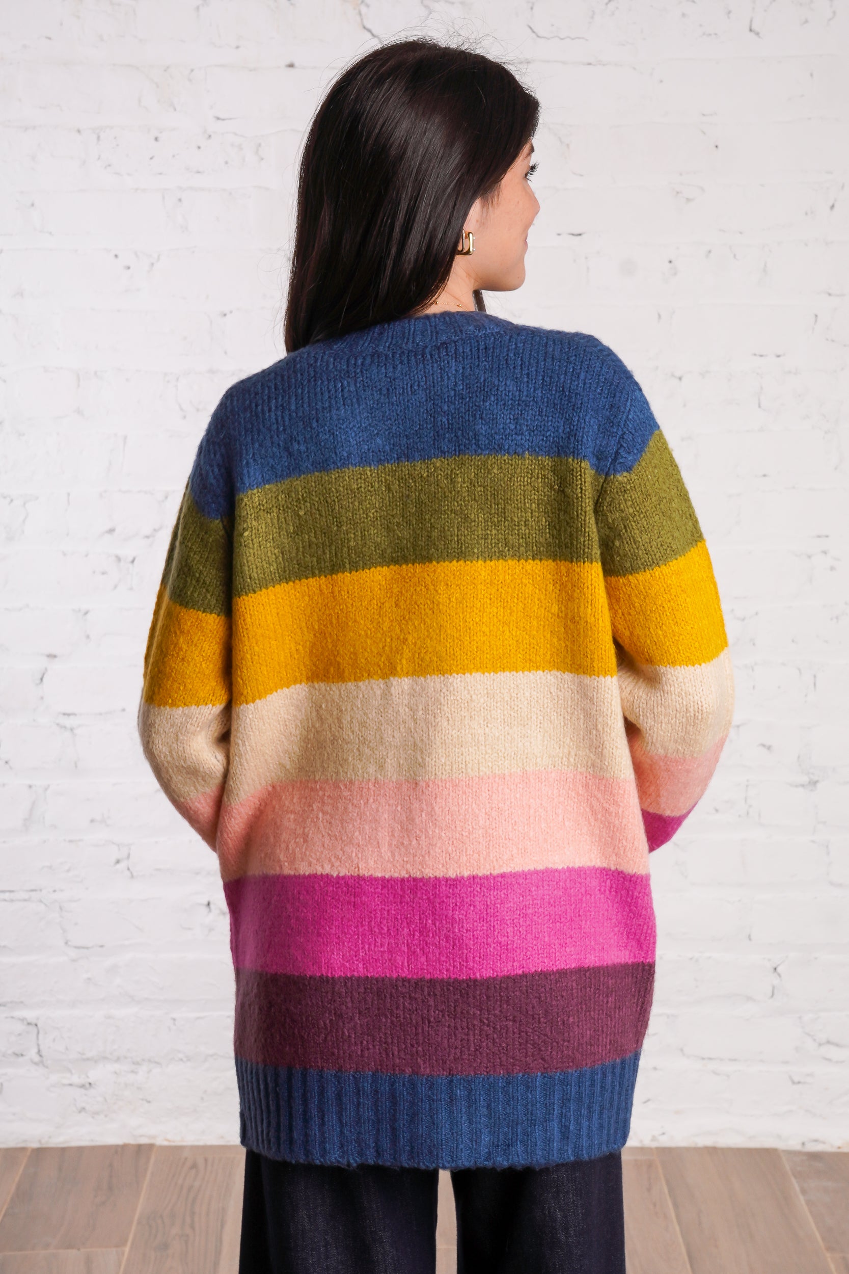 Chroma Stripes Cardigan