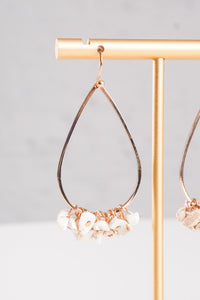 Tidal Treasures White Stone Earrings