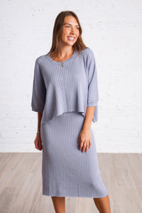 Slate Skies Dress Set