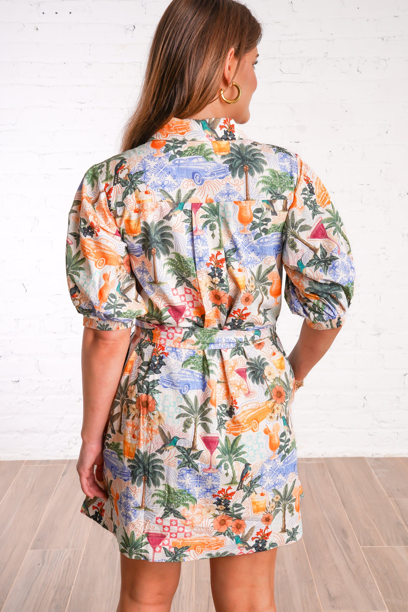 Island Escape Print Dress