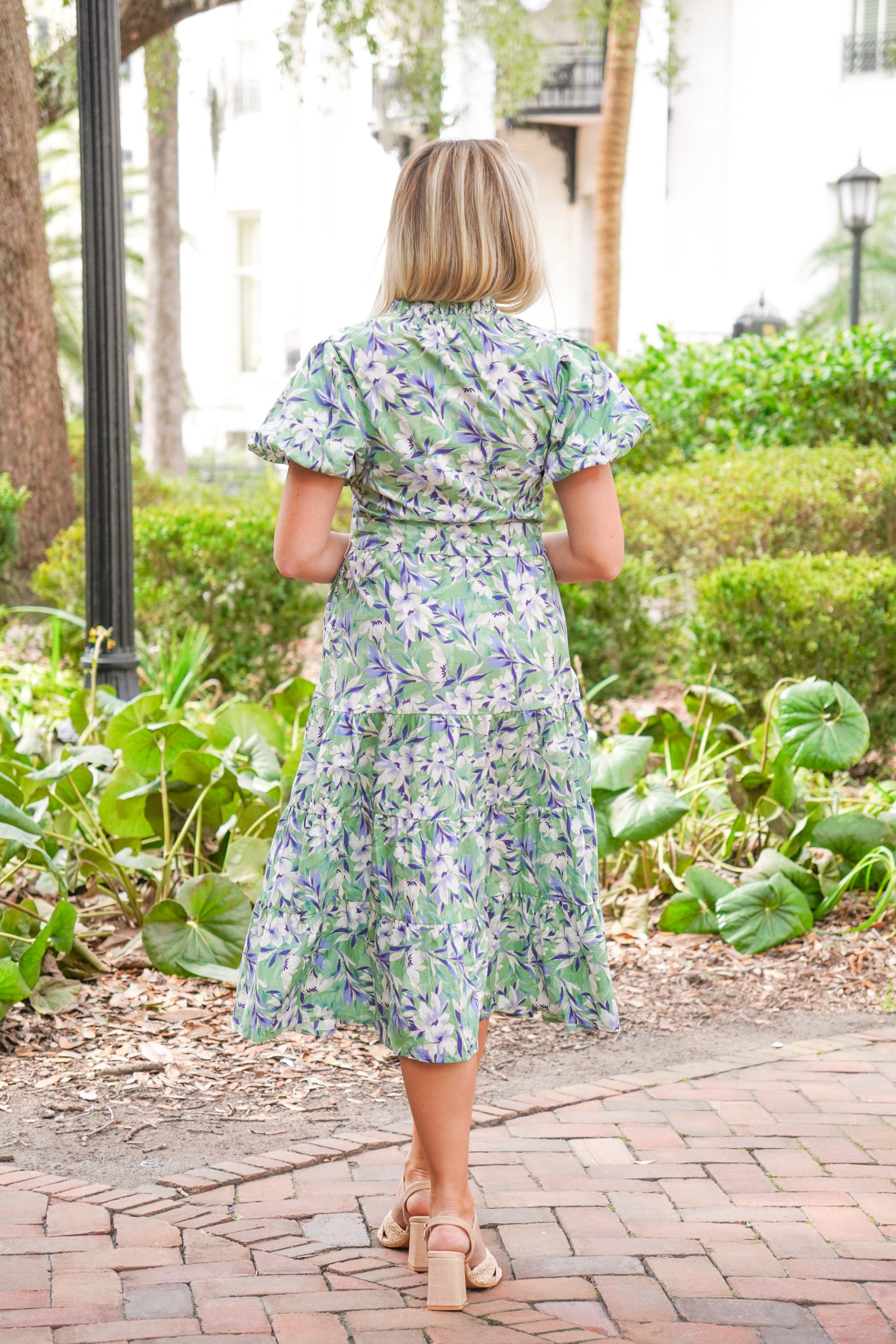 midi garden dress Spring Garden Midi Dress S