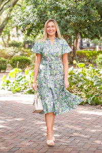 City Garden Midi Dress