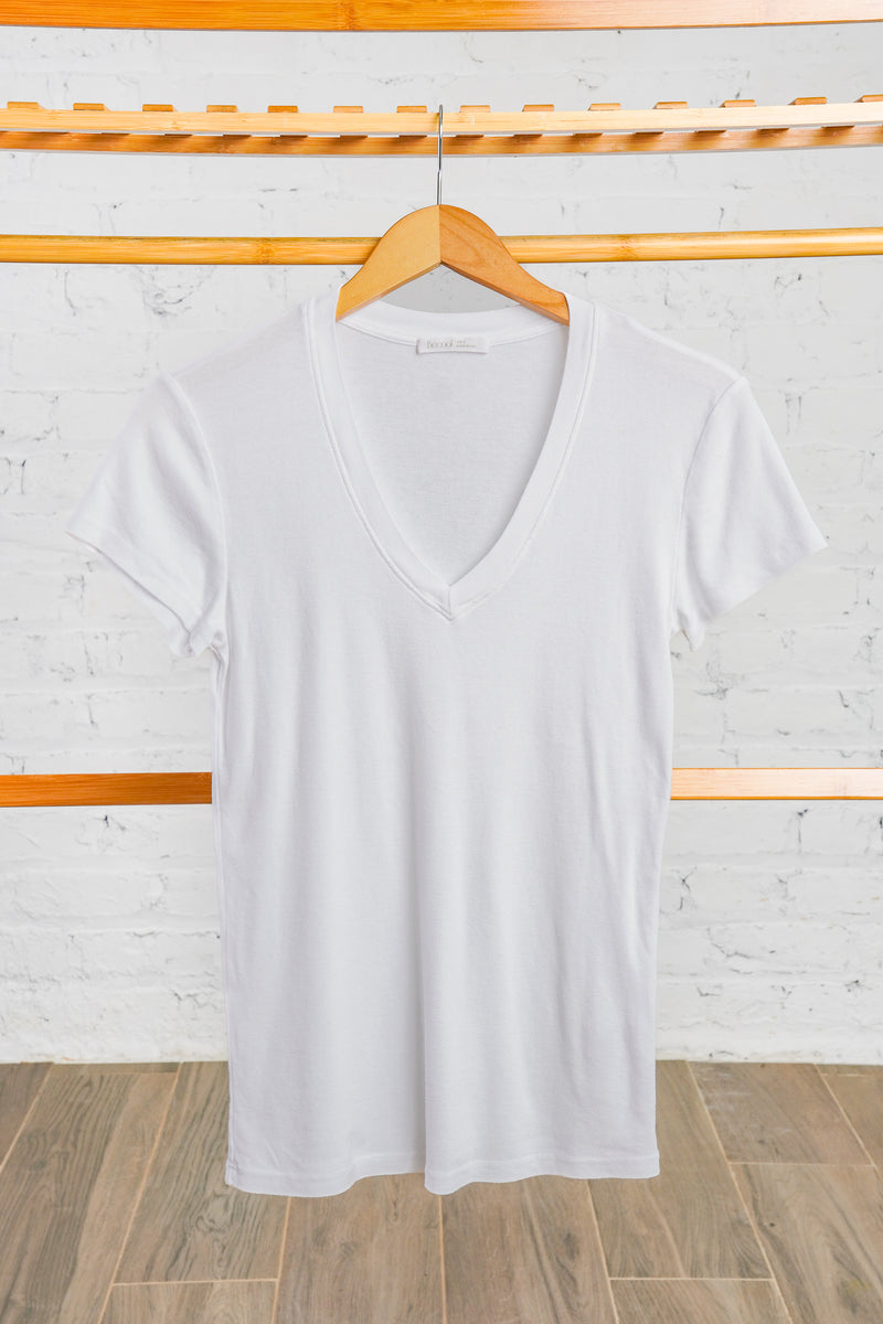 Everyday V-Neck Tee in White