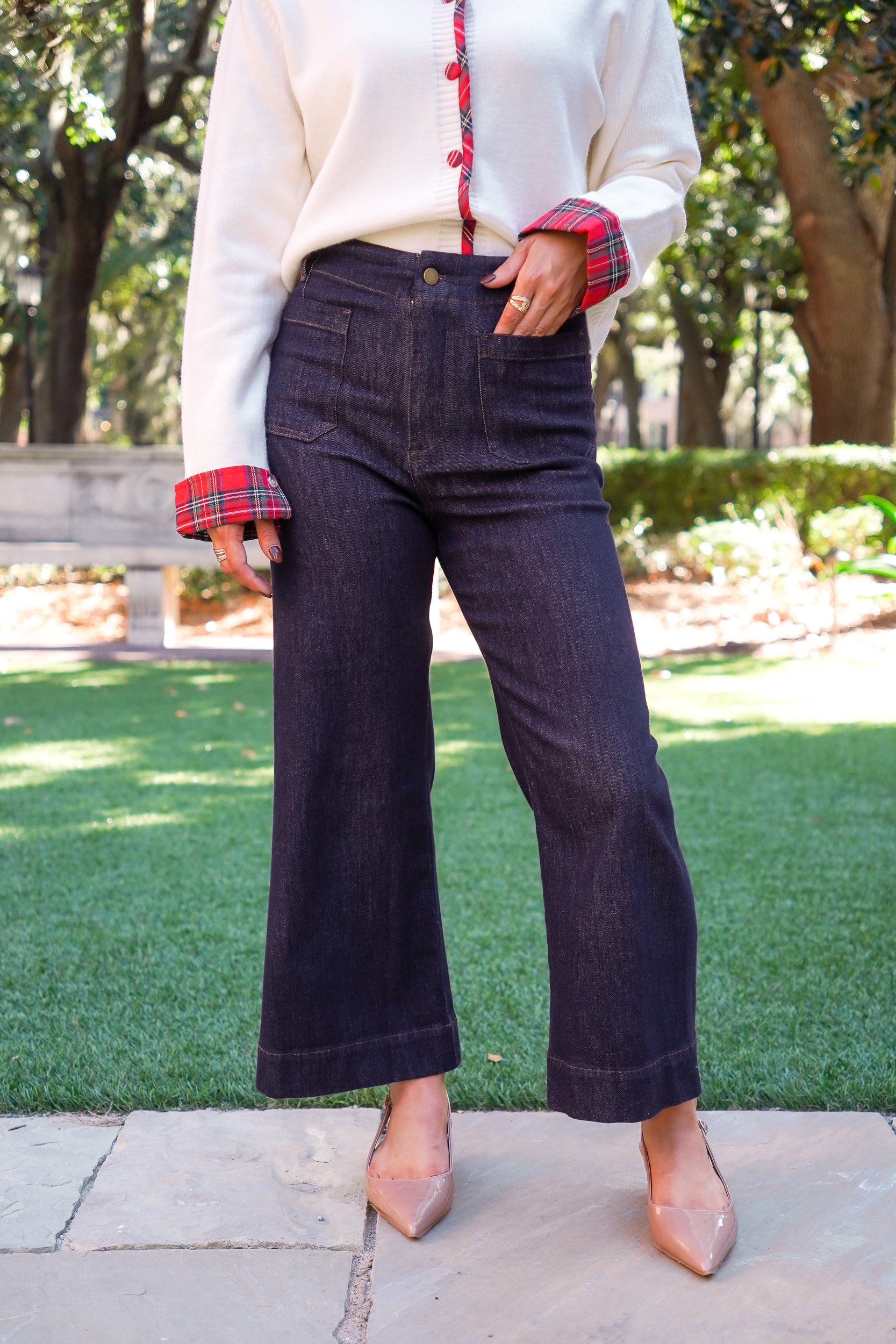 Crop Wide Leg Jean