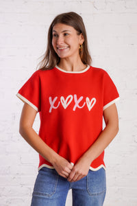 XOXO Knit Top